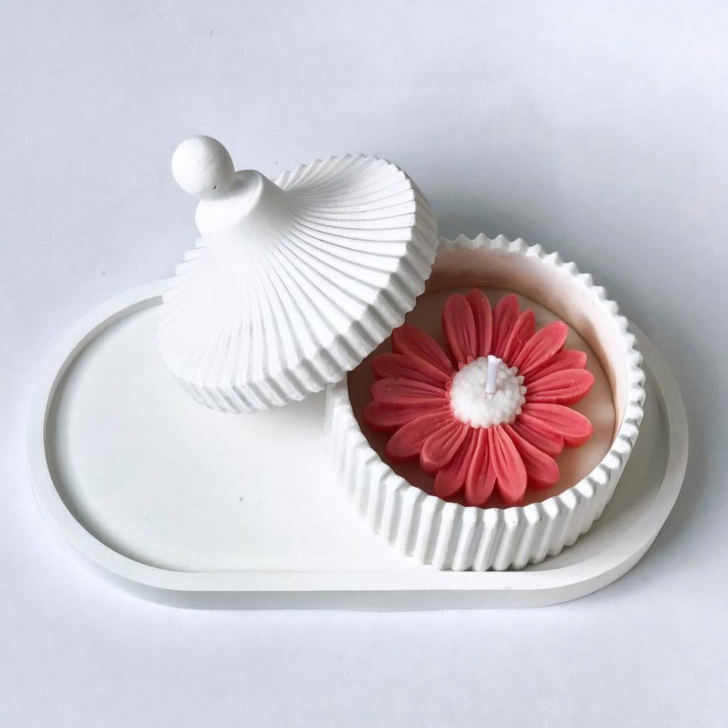 Trinket Jar Or Jar Candle (Ceramic)