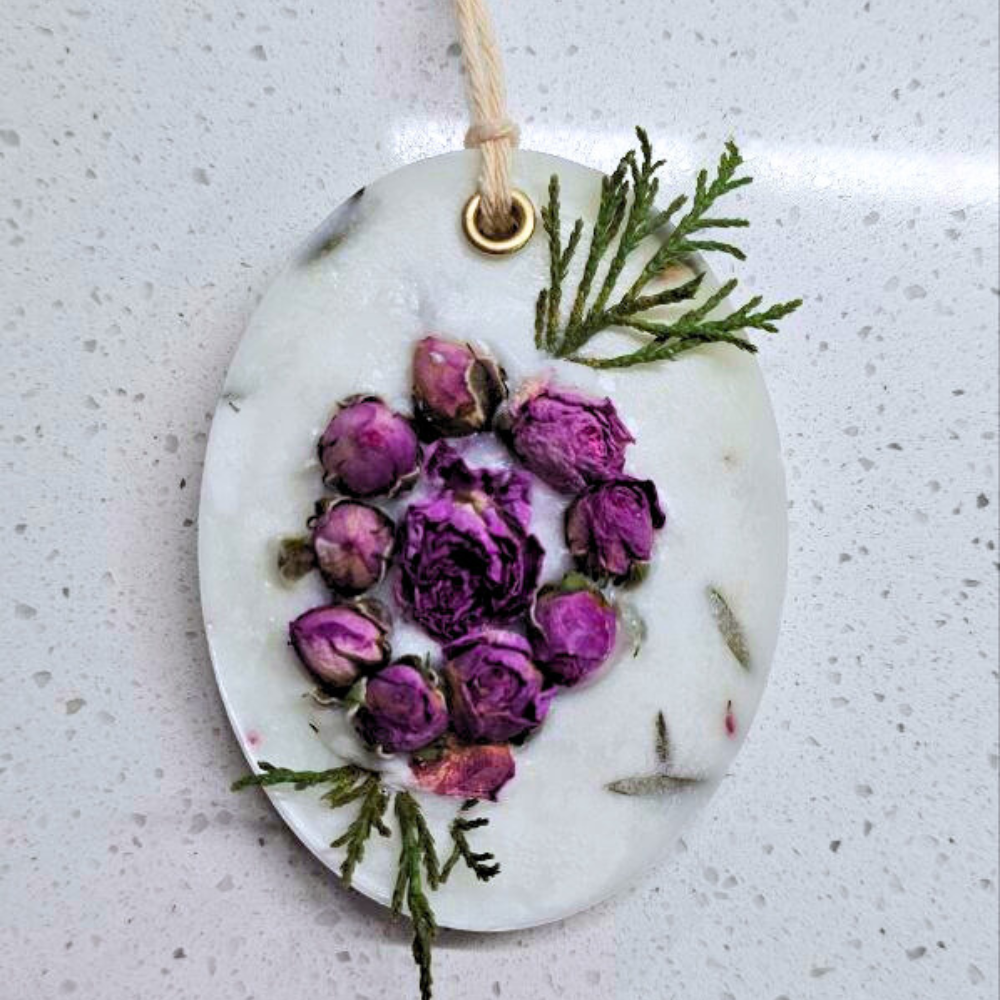 Handmade Botanical Wax Tablet (oval)